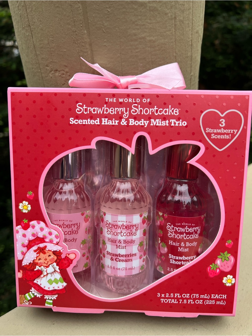 Strawberry Shortcake hair and body mist Trio